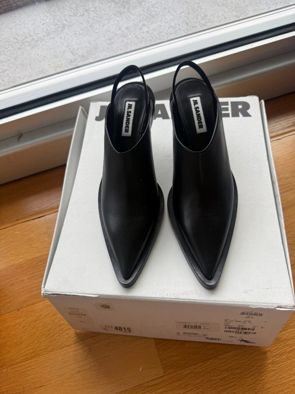 Jil Sander Leather Slingback Pump- Brand New with Box - Size 38.5
